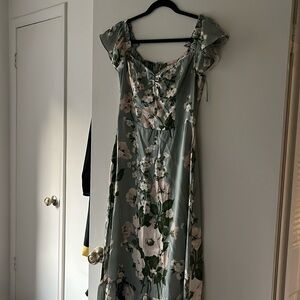 Reformation Sianna Silk Dress